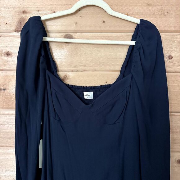 Aritzia Wilfred Novella Dress in Total Eclipse NWT - Picture 2 of 12